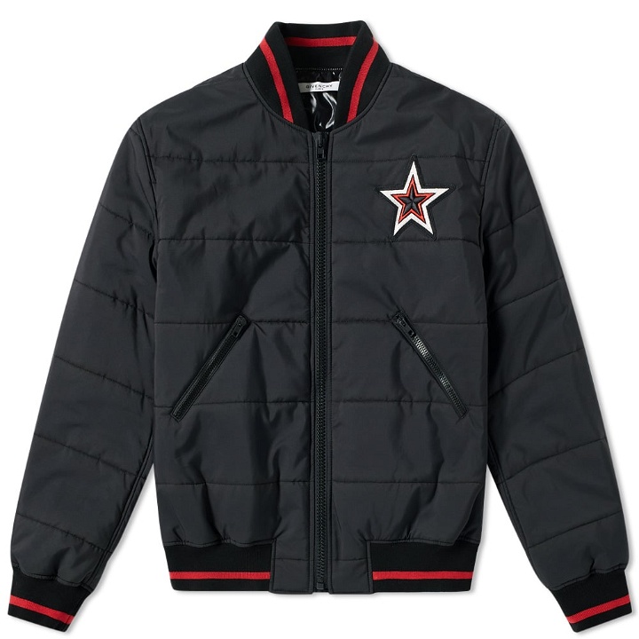Photo: Givenchy Star Embroidered Down Bomber