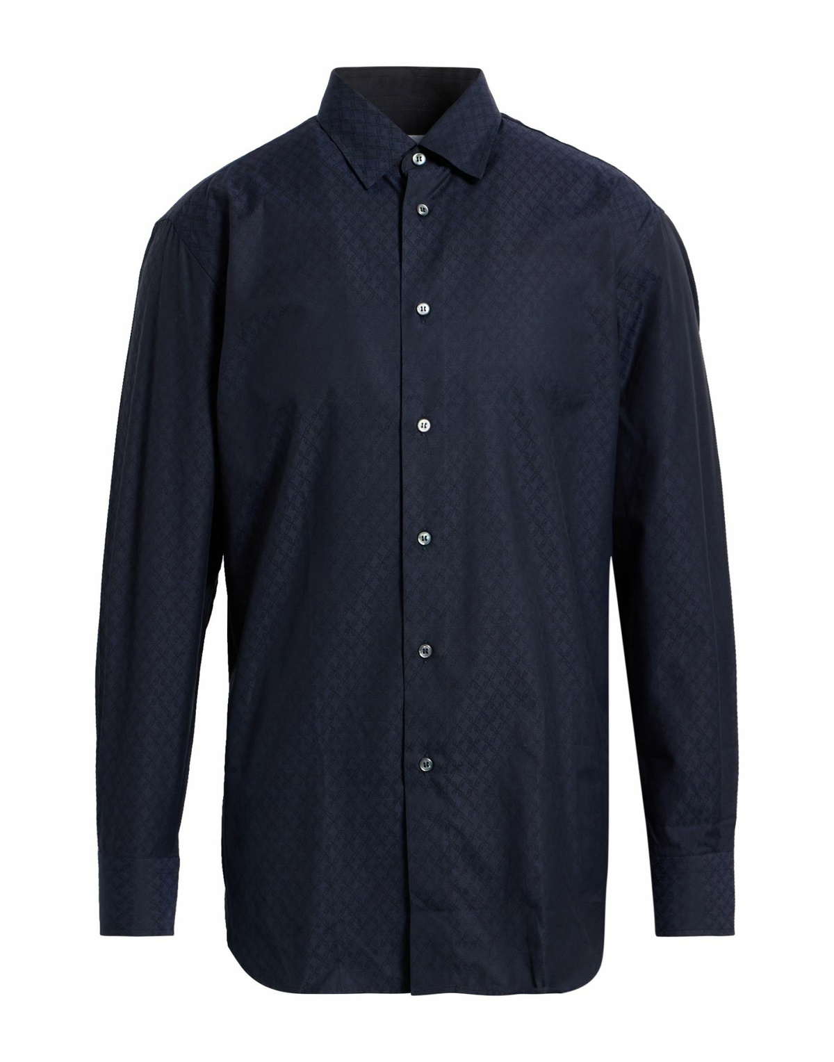 Brioni Mens Shirt Midnight in Blue