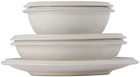 BKLYN CLAY Five-Piece White Saturn Dinnerwear Set
