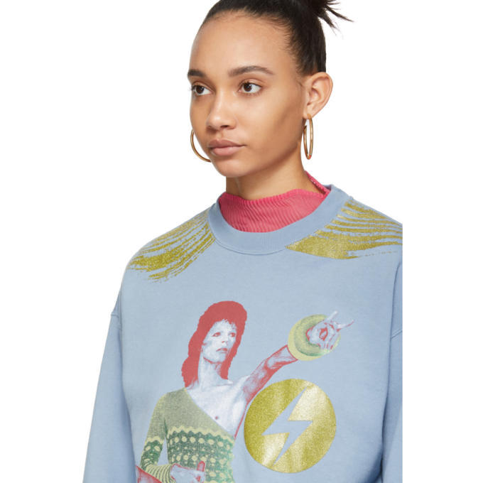 Undercover Blue David Bowie Sweatshirt Undercover