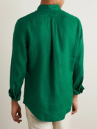 Polo Ralph Lauren - Button-Down Collar Linen Shirt - Green