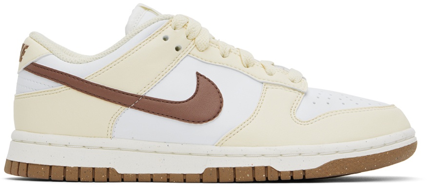 Photo: Nike Off-White & Burgundy Dunk Low Next Nature Sneakers