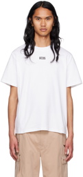 GCDS White Bonded T-Shirt