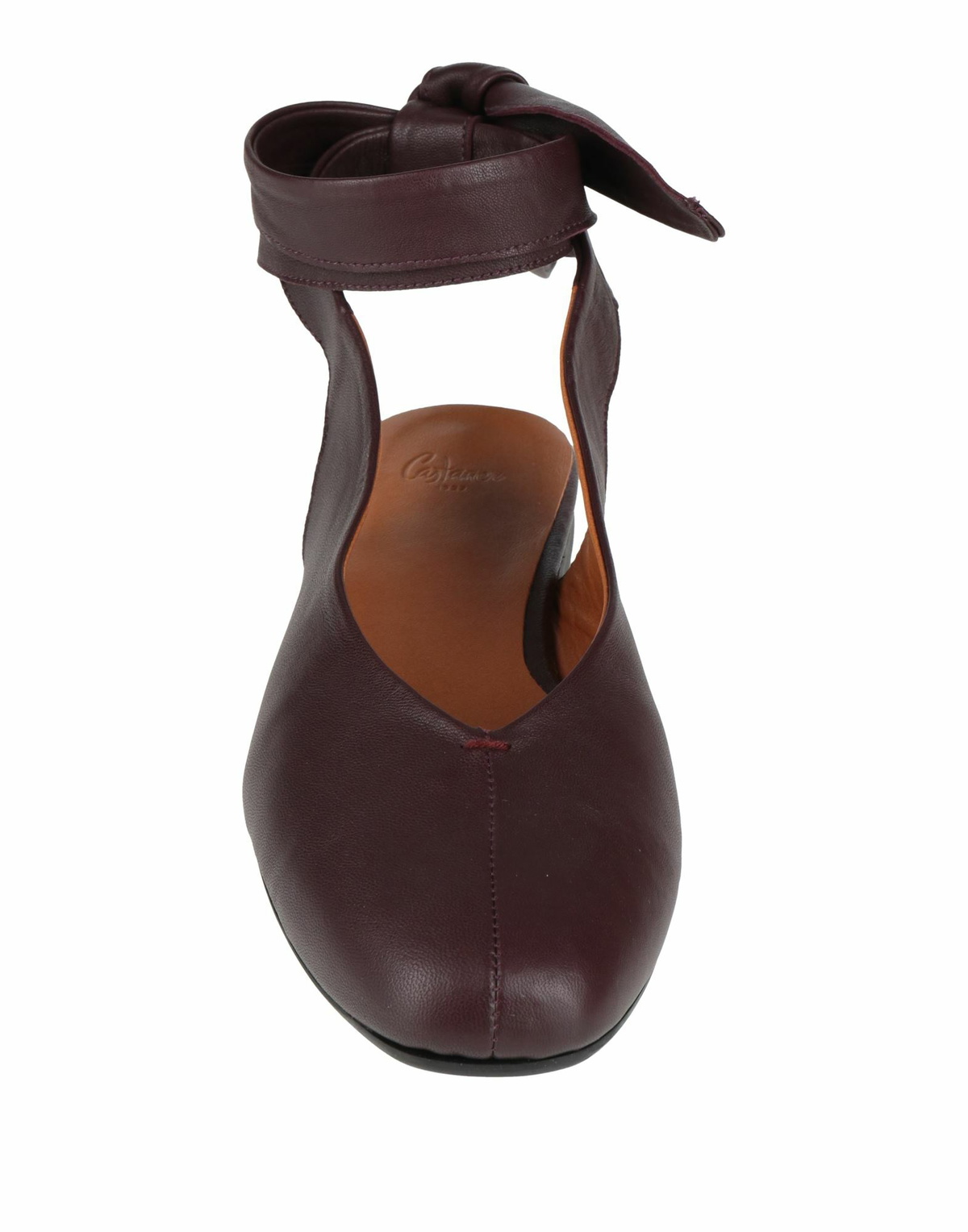 Castañer Womens Ballet flats in Burgundy