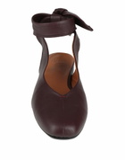 Castañer Womens Ballet flats in Burgundy