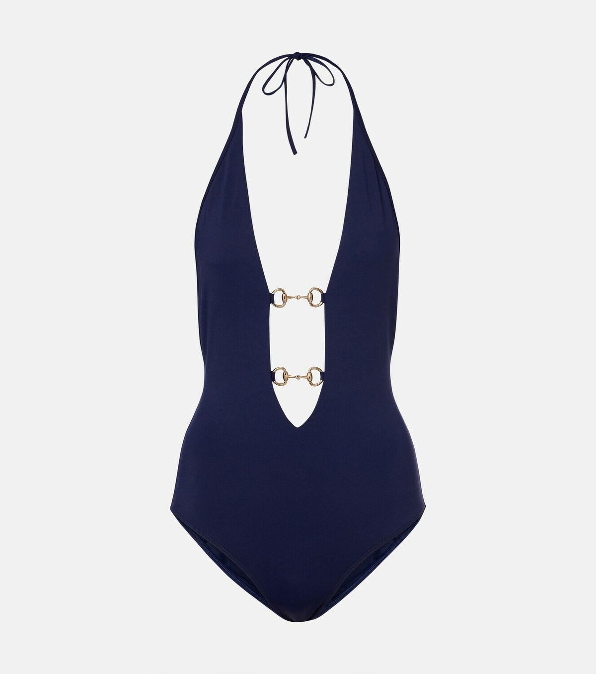 Gucci Horsebit halterneck swimsuit