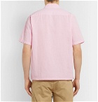 Universal Works - Overdyed Linen and Cotton-Blend Shirt - Pink