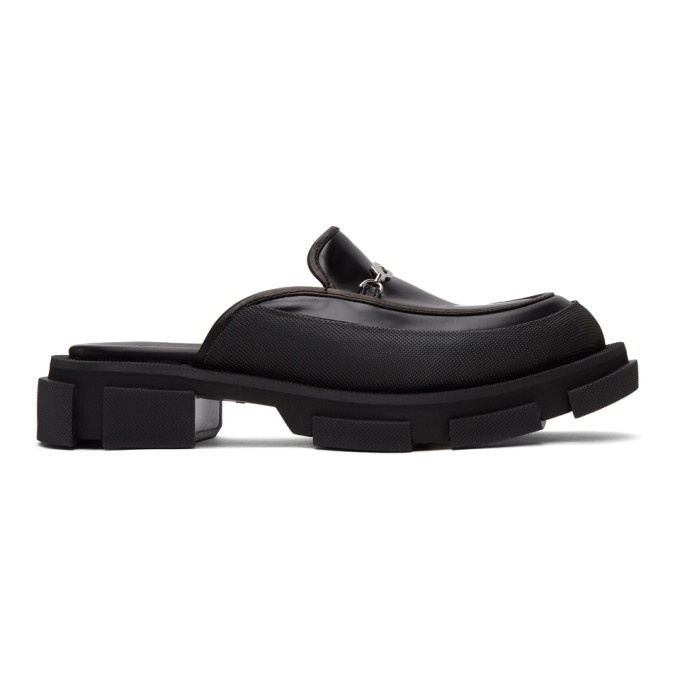 Photo: both Black Gao Mule Loafers