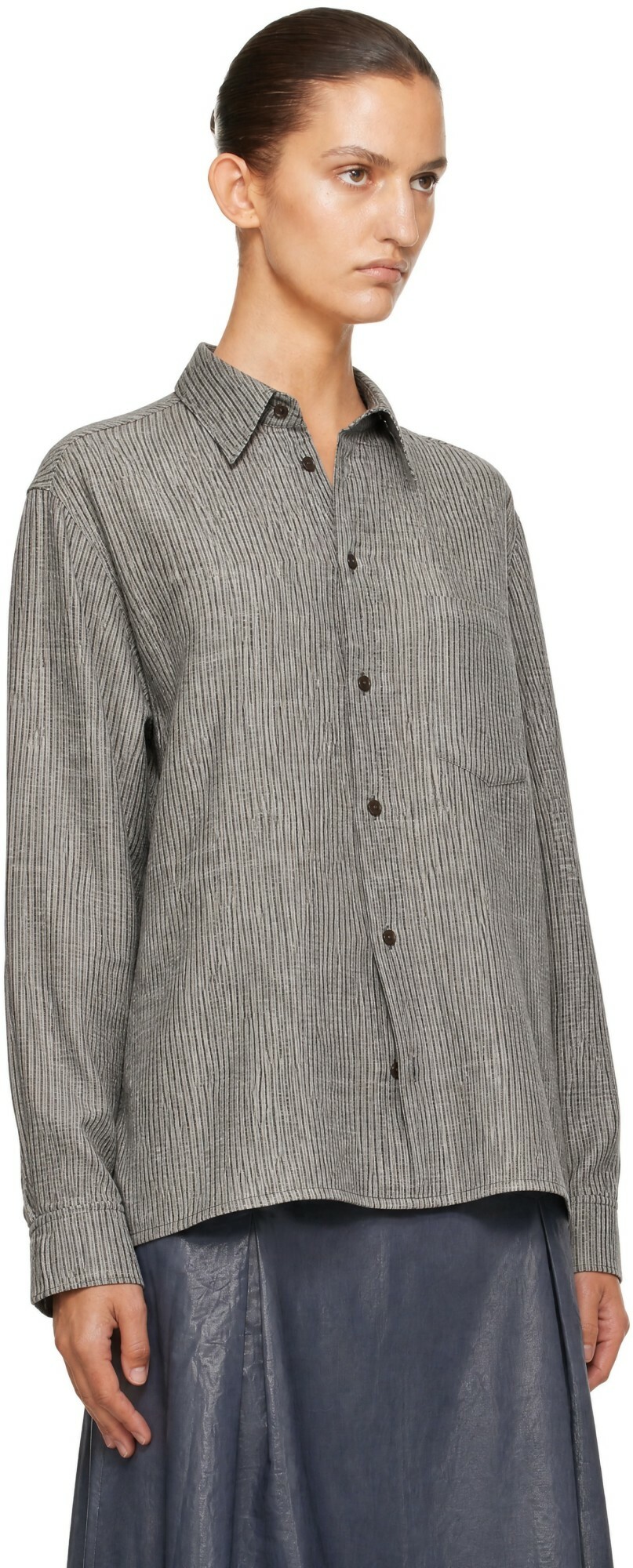 BAMBOU ROGER KWONG Gray Pyjama Shirt