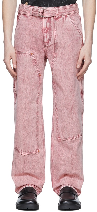 Photo: Andersson Bell Pink Overdyed Carpenter Jeans