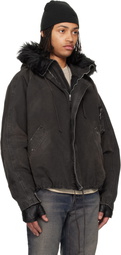 ALEXANDER DIGENOVA Brown Helicopter Long Jacket