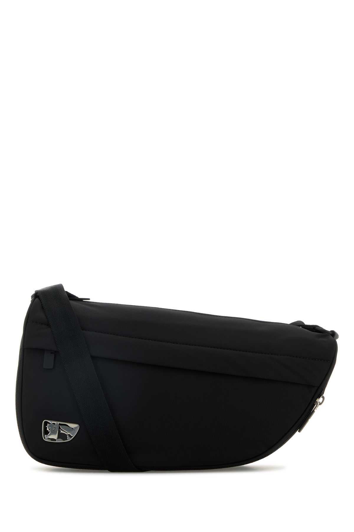 BURBERRY shield crossbody bag Black Burberry
