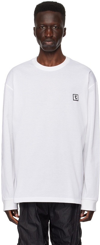 Photo: Wooyoungmi White Printed Long Sleeve T-Shirt