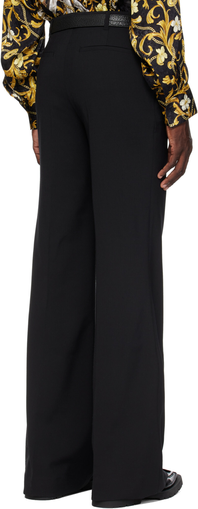 LU'U DAN Black LU'U Bells Bell Bottom Trousers