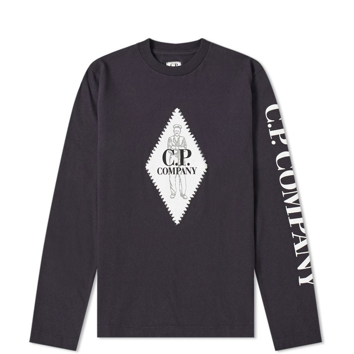 Photo: C.P. Company Undersixteen Long Sleeve Logo Tee