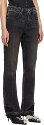 GUESS USA Black Vintage Dark Washed Jeans