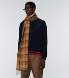 Gucci - Checked wool scarf