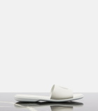 Gucci Double G leather slides