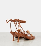 Zimmermann Gleam 65 leather lace-up sandals