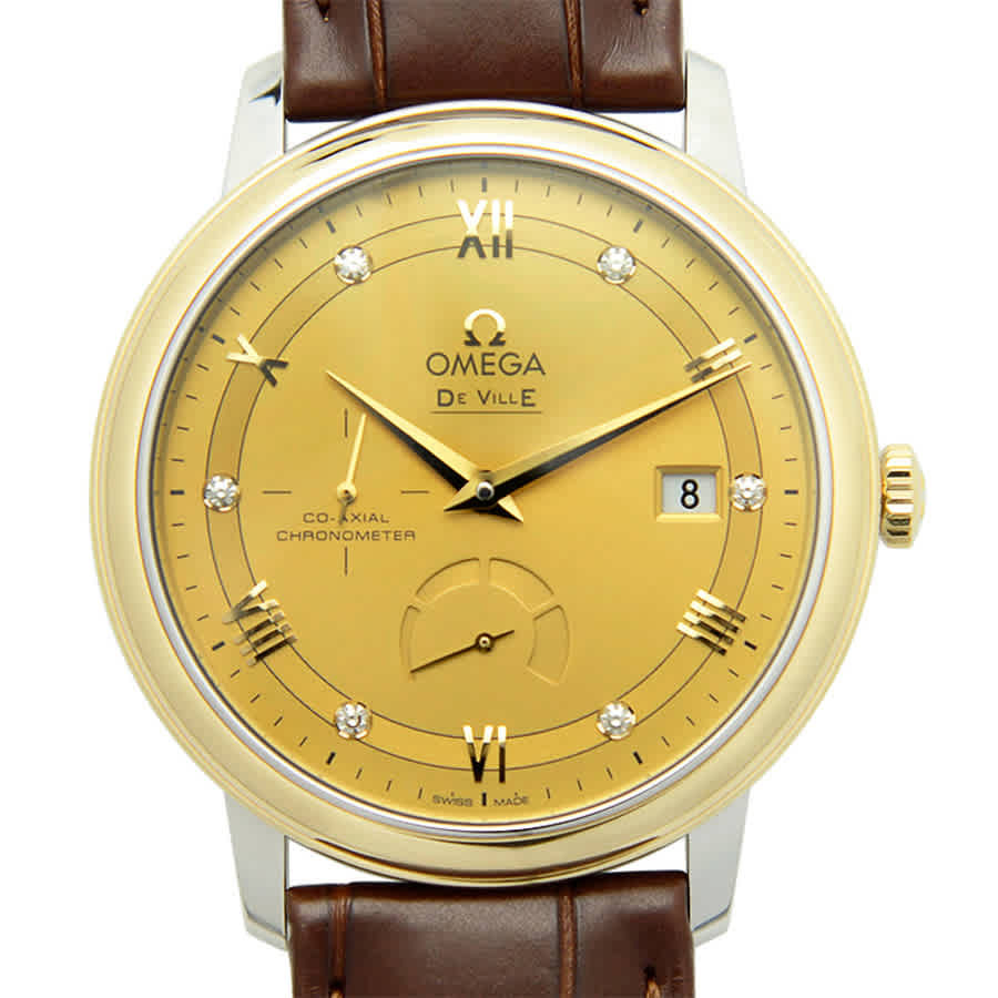 Omega De Ville Prestige Chronometer Diamond Watch 424.23.40.21.58.001