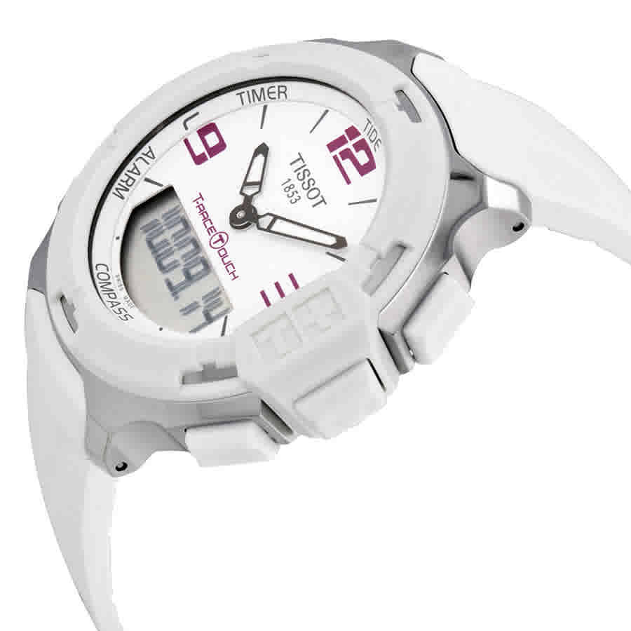 Tissot T Race Analog Digital White Rubber Unisex Watch T0814201701700 Tissot