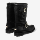 Jimmy Choo Biker Mid Flat Boot