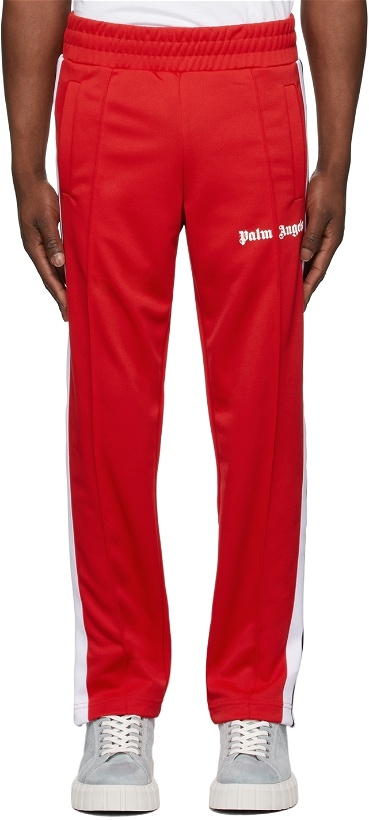 Photo: Palm Angels Red Logo Lounge Pants