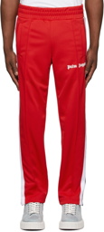 Palm Angels Red Logo Lounge Pants