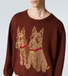 Bode Scottie embroidered wool sweater