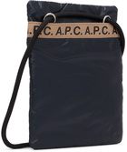 A.P.C. Navy Repeat Pouch