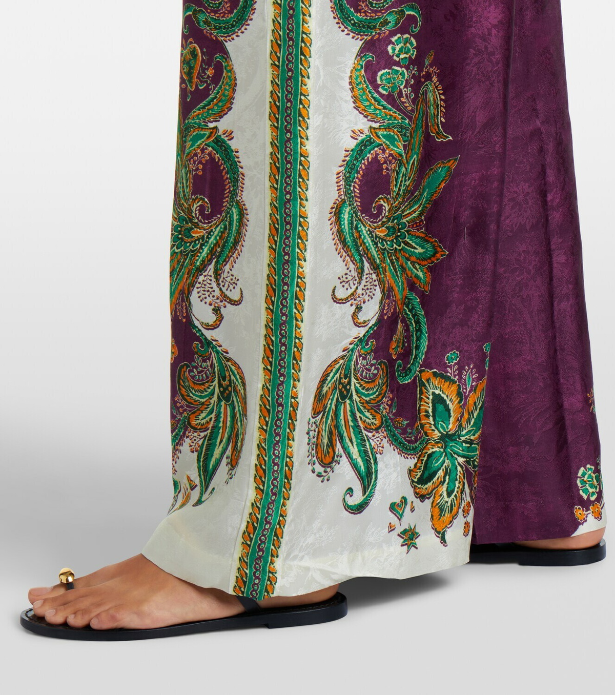 Alémais Ruthie printed wide-leg pants