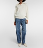 Brunello Cucinelli Quarter-zip cashmere sweater