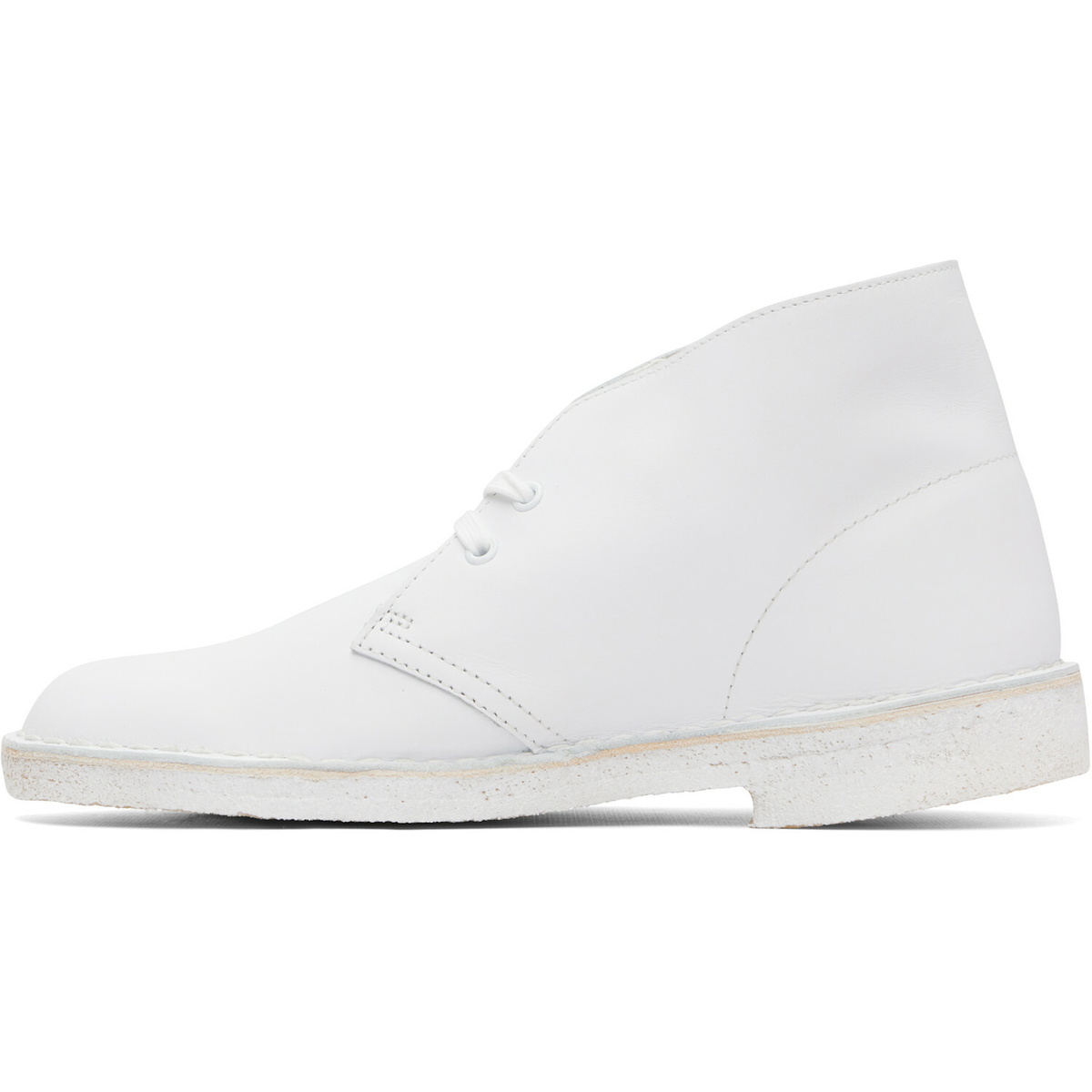 Clarks Originals White Suede Desert Boots