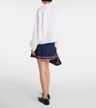 Polo Ralph Lauren Puff-sleeve linen blouse