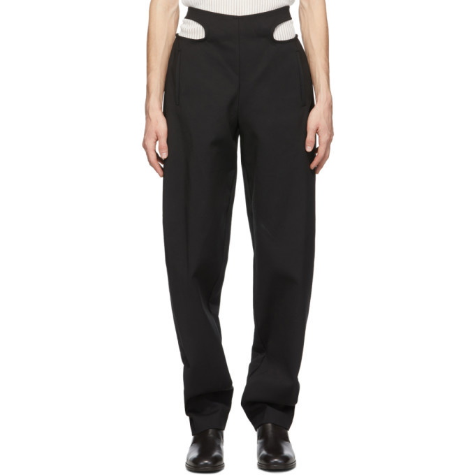 Mid Rise Cotton Blend Cargo Pants in Black - Dion Lee | Mytheresa