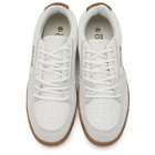 Versace Jeans Couture White Leather Trainer Sneakers