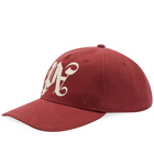 Palm Angels Men's Monogram Cap in Off White