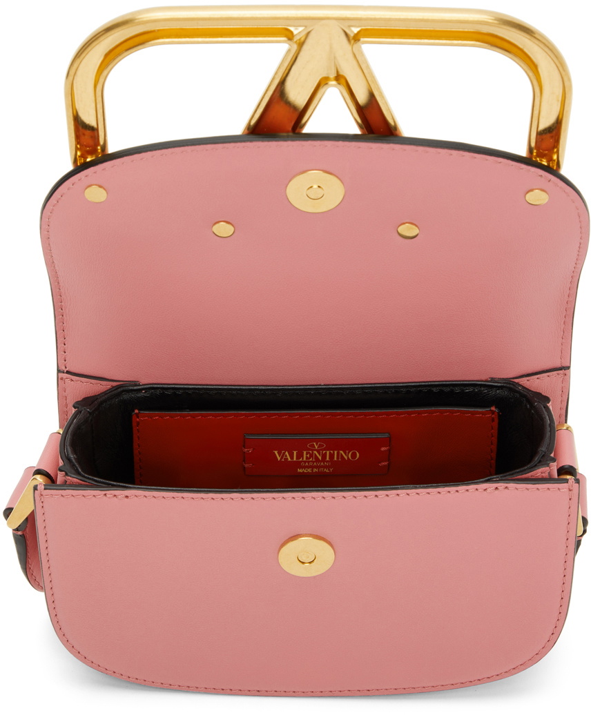 Valentino Garavani Small Supervee Crossbody Bag In Pink