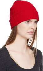 TOTEME Red Cashmere Beanie