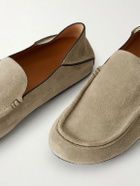 Tod's - Gommino Suede Loafers - Neutrals