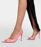 Alexandre Vauthier Patent leather and PVC sandals