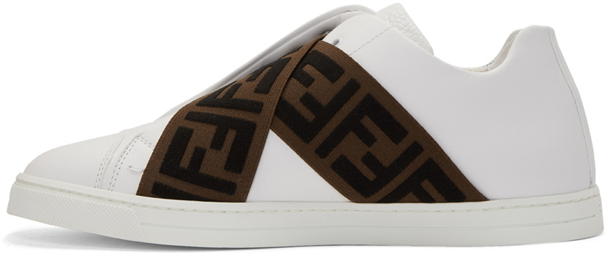 Fendi White 'Forever Fendi' Reloaded Sneakers