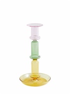 HAY - Flare Tall Rainbow Glass Candlestick