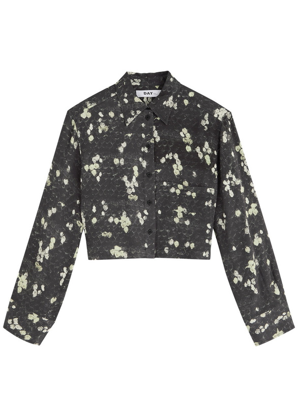 Photo: Day Birger ET Mikkelsen Issa Python-print Shirt Black