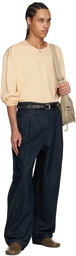LEMAIRE Yellow LS Relaxed T-shirt