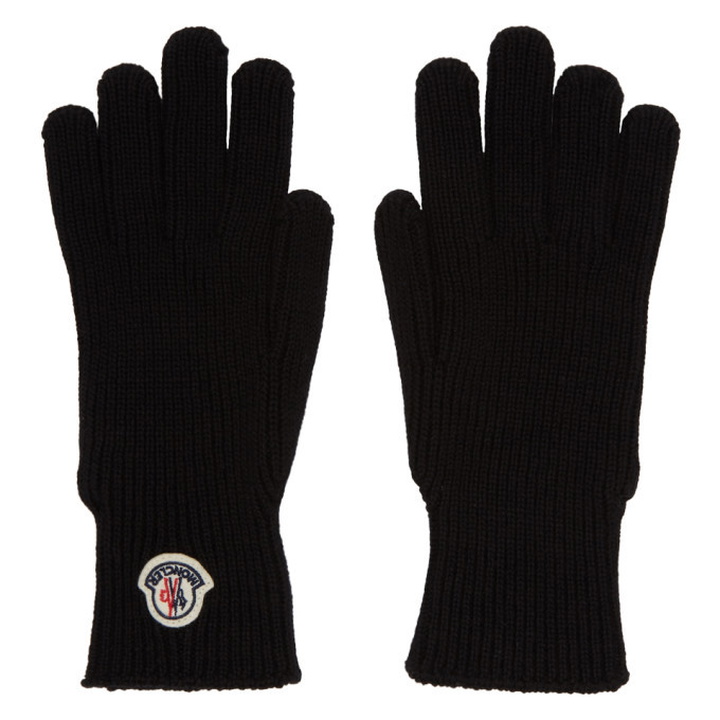 Photo: Moncler Black Wool Gloves