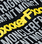 Moncler Genius - Moncler 7 Fragment Oversized Logo-Print Cotton-Jersey T-Shirt - Black