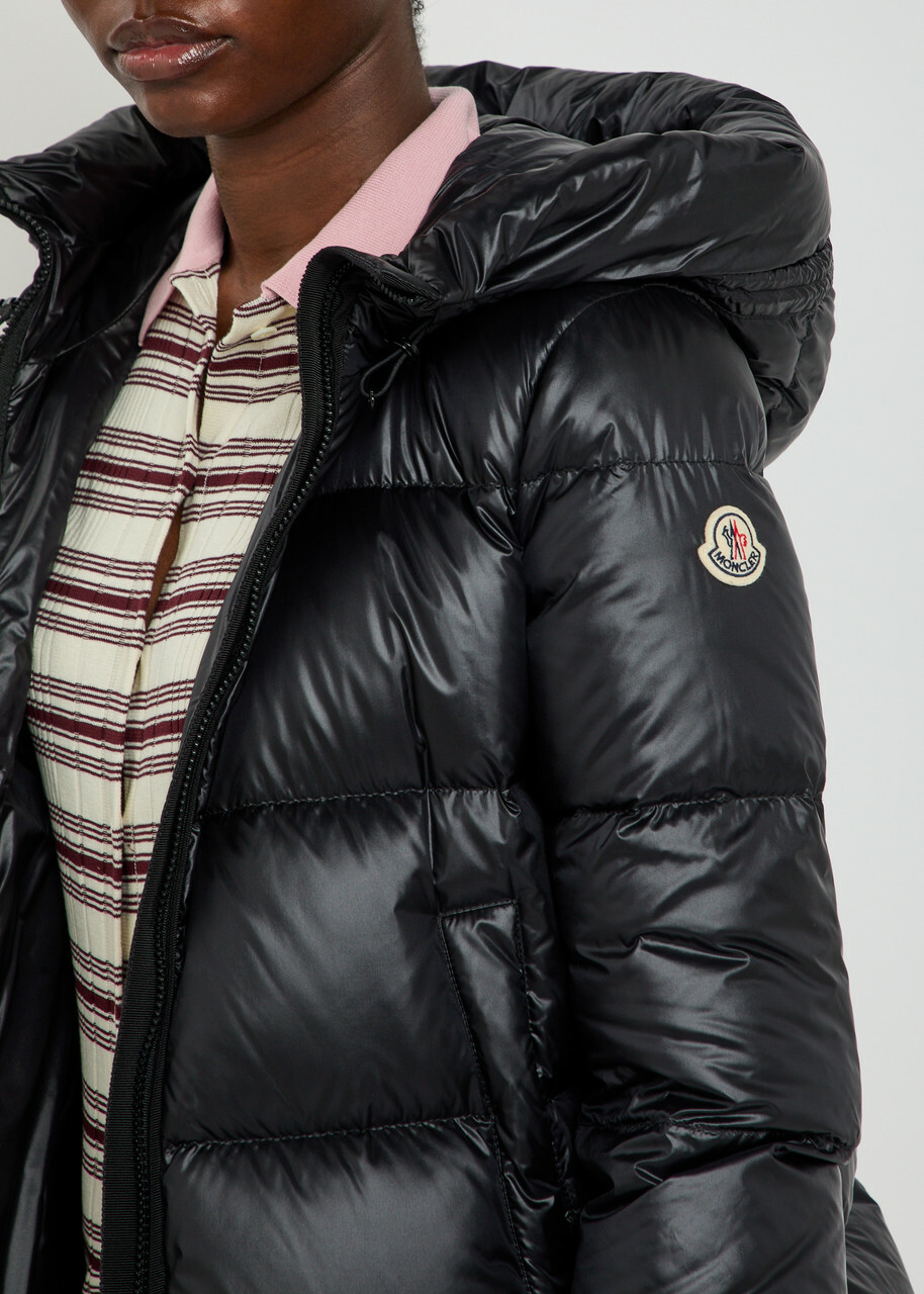 Moncler Serittes Hooded Shell Jacket Black