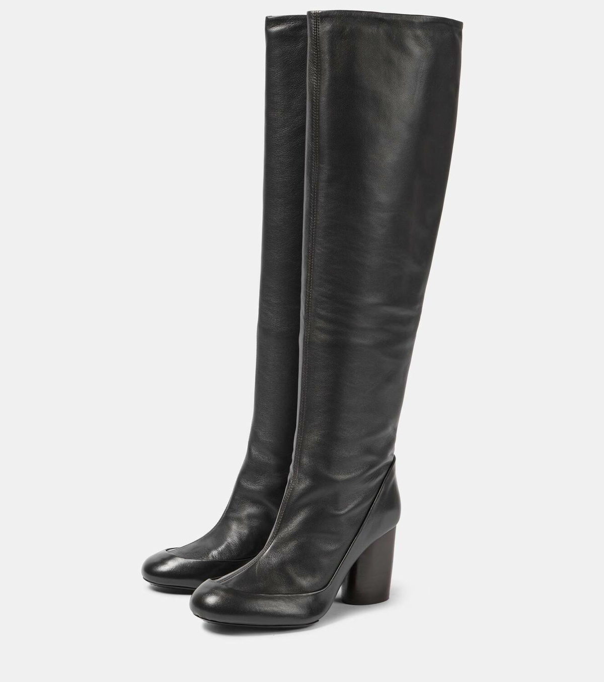 Lemaire Glove leather knee-high boots