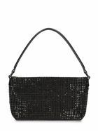 SELF-PORTRAIT Small Hobo Diamante Shoulder Bag